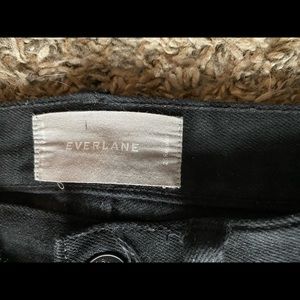 Everlane boyfriend style black jeans